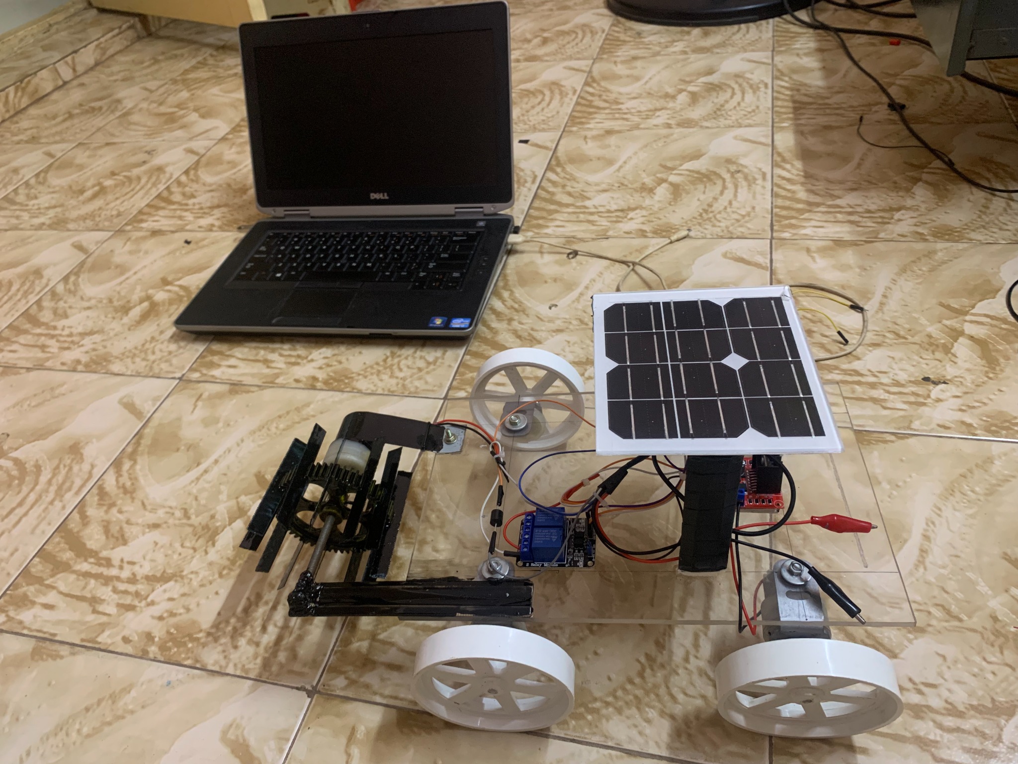 Solar Powered Grass Cutter